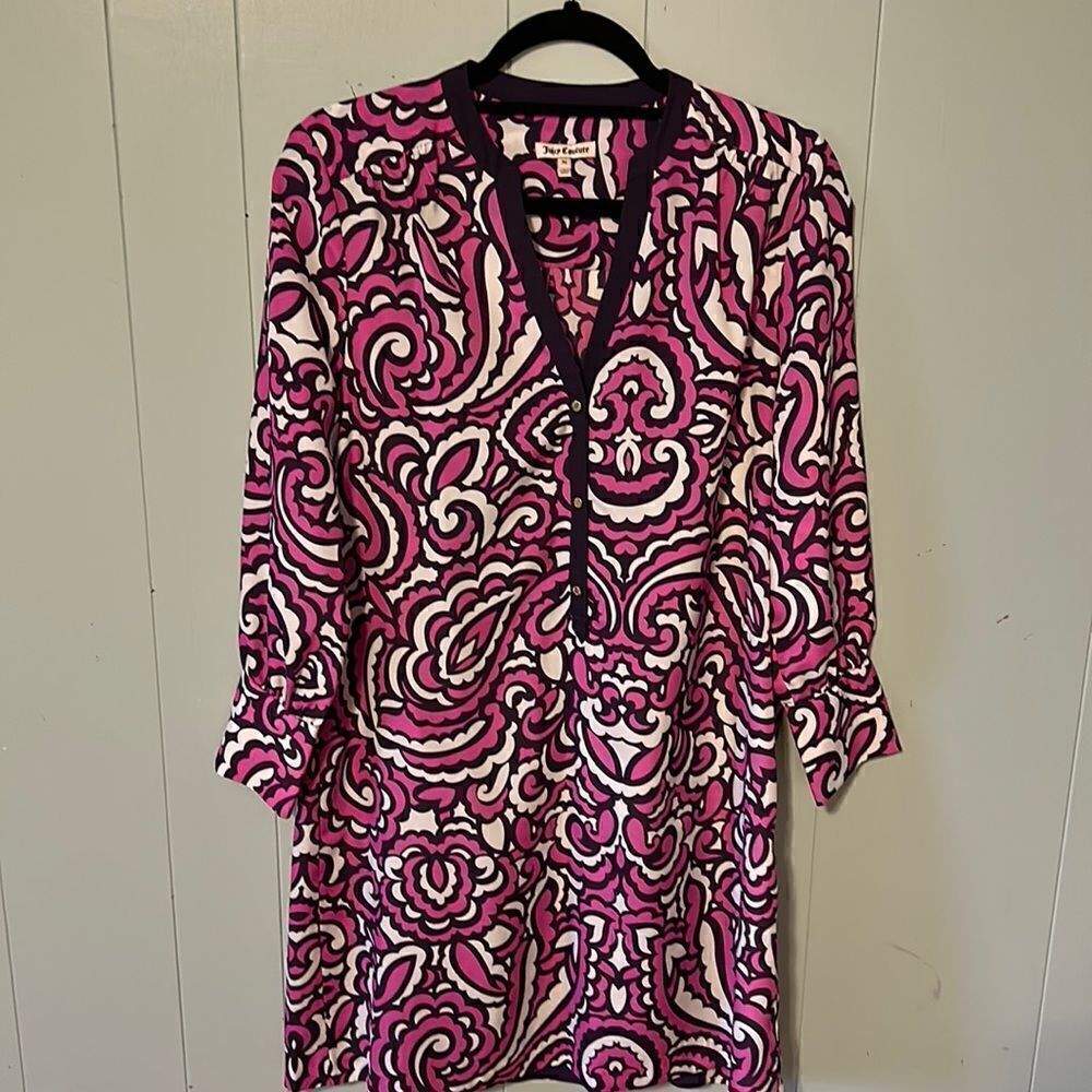 Juicy Couturepurpleprinteddresssizem